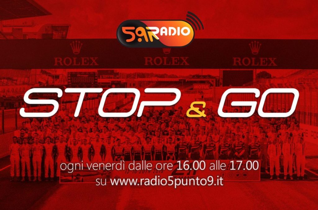 "Stop&Go" live venerdì 14 giugno alle ore 16:00 su Radio 5.9