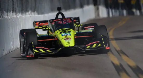 Indycar | GP St.Petersburg 2020, Ferrucci: “Ho urtato un muretto e si è rotta la sospensione”
