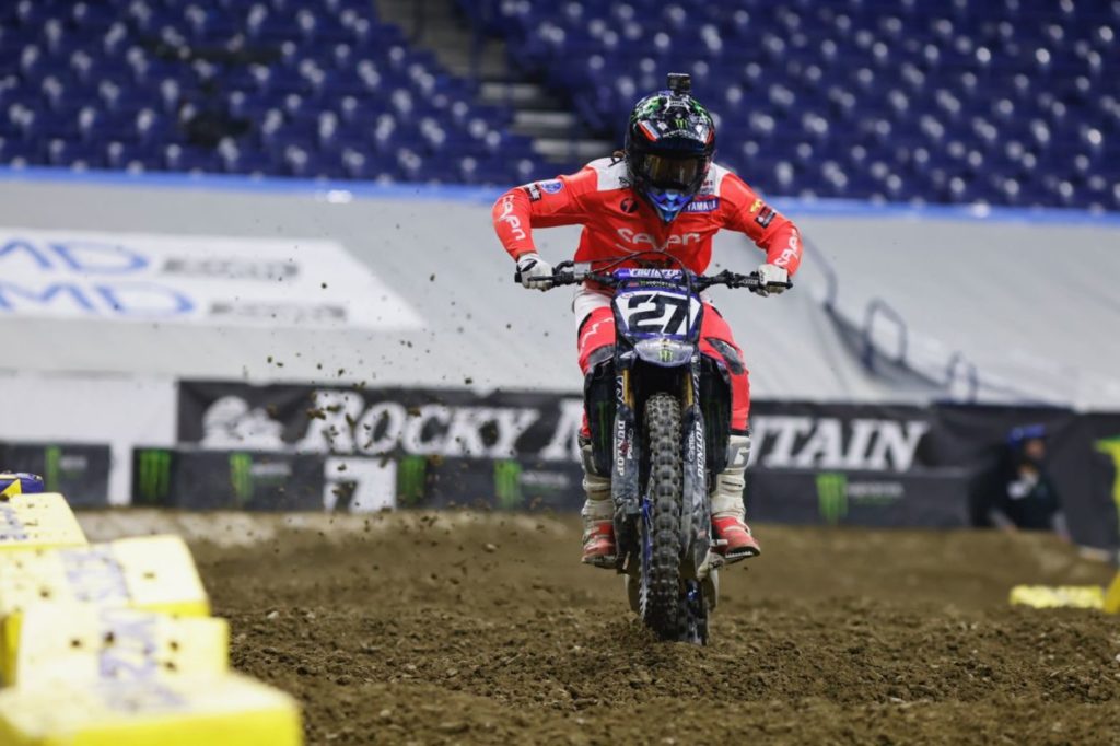 Supercross | Indianapolis #1 2021, Stewart (Yamaha): "Ho lottato con la pista, più che contro gli avversari"