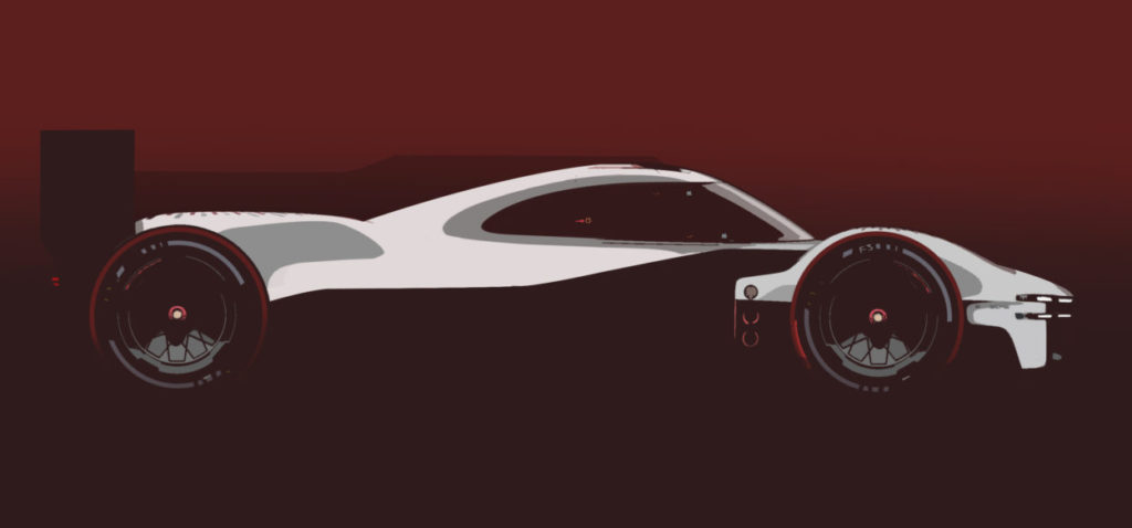 Porsche Penske Motorsport: la bozza del prototipo LMDh