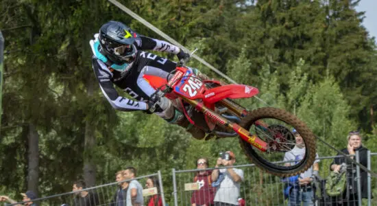 MXGP | GP Lettonia 2021, Gajser (Honda): “Ho limitato gli errori, la strategia ha pagato”