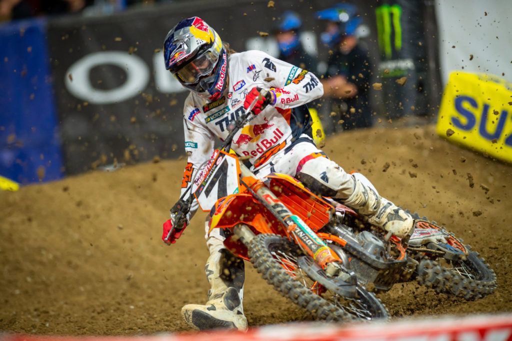 Supercross | San Diego 2022, Plessinger (KTM): "Poca confidenza col tracciato, risultato positivo per i punti"