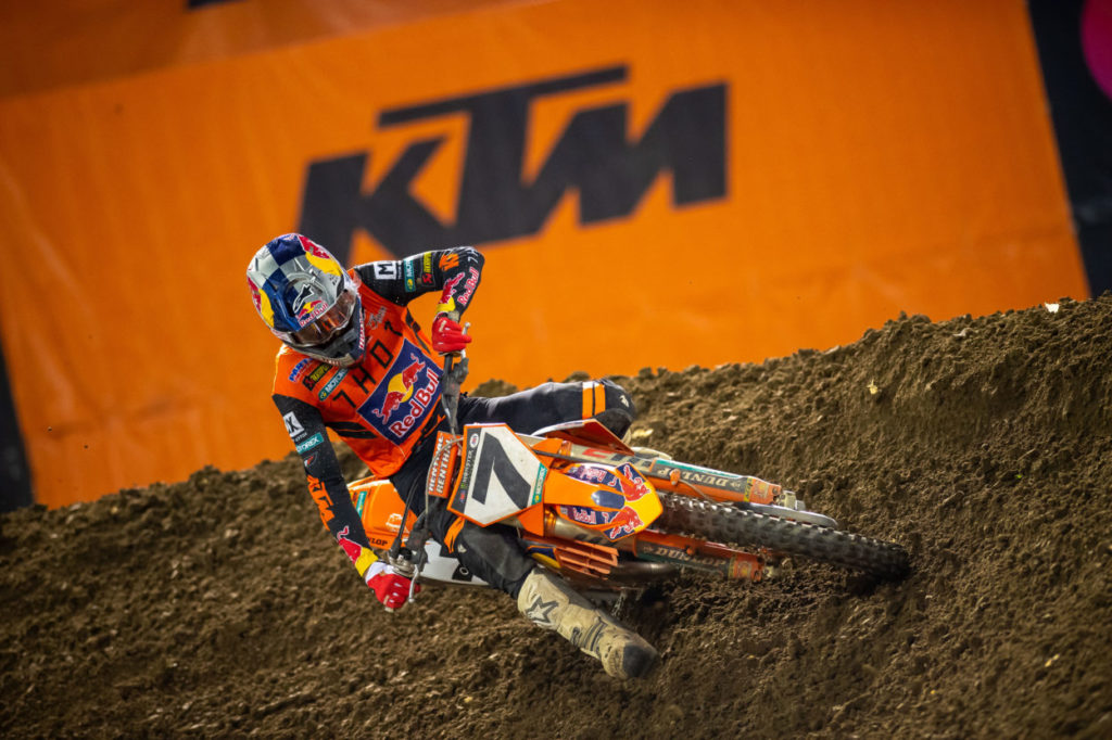 Supercross | Oakland 2022, Plessinger (KTM): "Ho lavorato con il team durante la settimana e la situazione si è ribaltata"