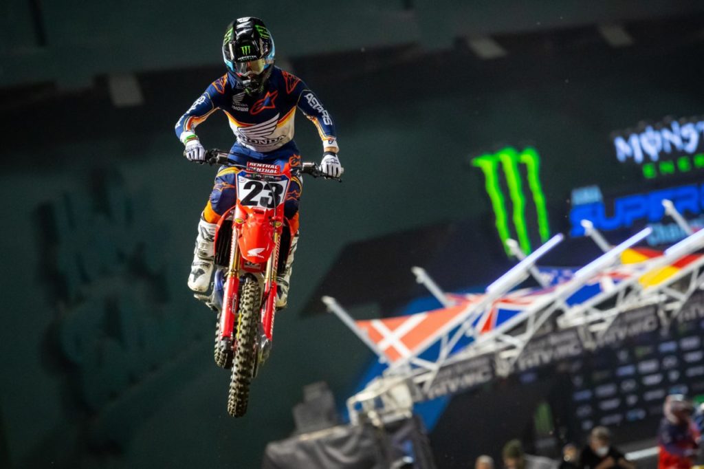 Supercross | Oakland 2022, Sexton (Honda): "Poco a mio agio sulle whoops e con la pista in generale"