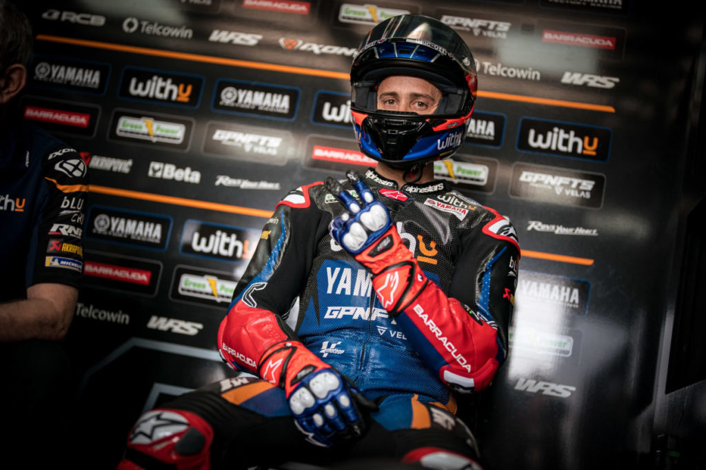 MotoGP | GP Qatar 2022, Dovizioso (Yamaha WithU): "Non potevo fermare la moto, sono quasi caduto tre volte"