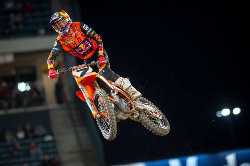 Supercross | Anaheim #3 2022, Plessinger (KTM): "Mi sentivo bene, ma ho commesso molti errori"