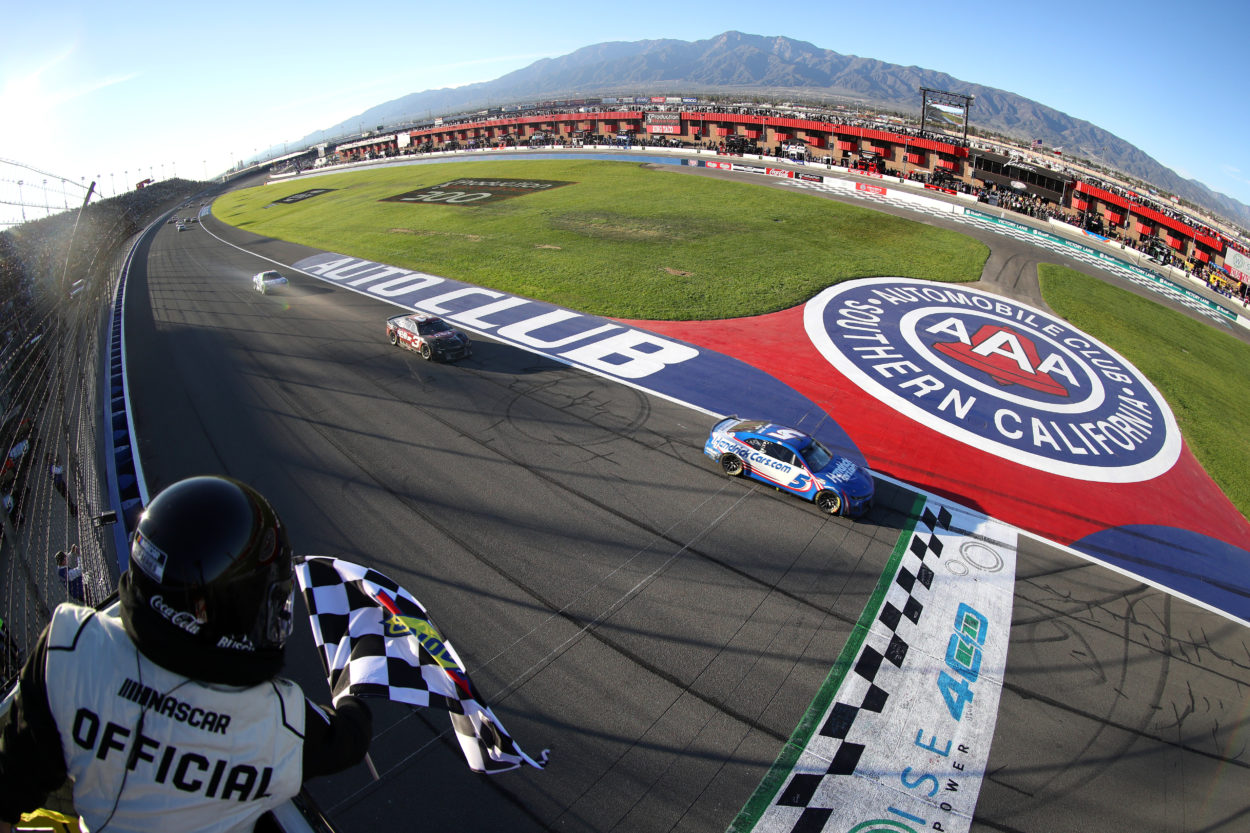 NASCAR Cup Series Larson Fontana 2022