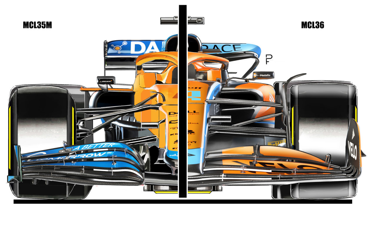 F1 | Tecnica: Aston Martin AMR22 e McLaren MCL36. L'analisi al dettaglio