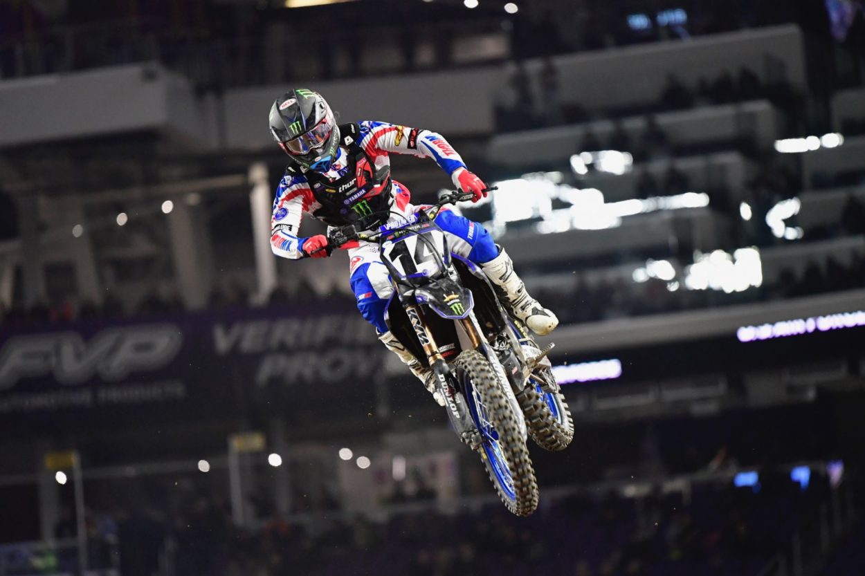 Supercross | Minneapolis 2022, Ferrandis (Yamaha): "Molto dolore per le cadute delle ultime due gare"