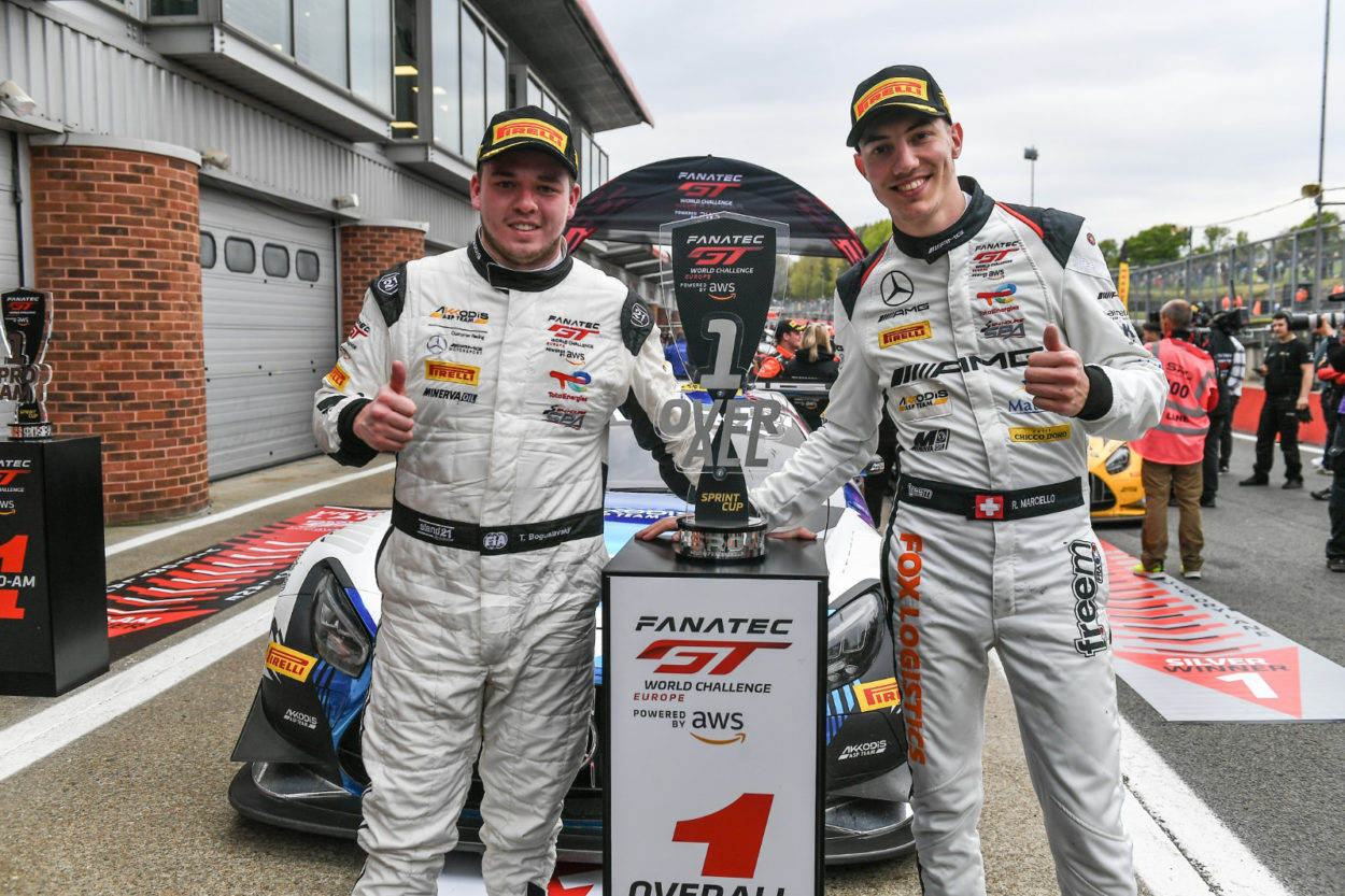 Pole, vittoria e 3° posto a Brands Hatch: Marciello diventa leader del campionato GTWC 2022