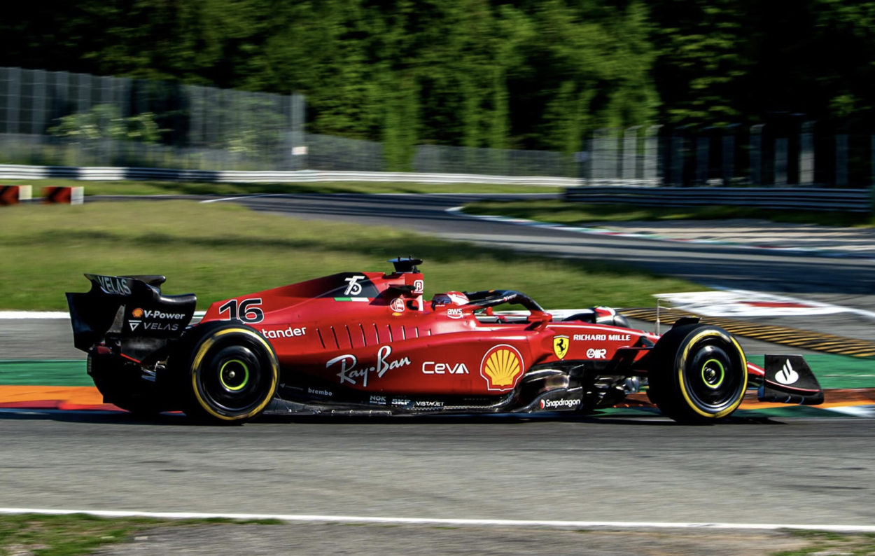 F1 | Filming Day blindatissimo per la Ferrari a Monza con Leclerc