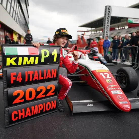 F4 Italia | Mugello 2022: Andrea Kimi Antonelli vince gara-1 e si laurea campione