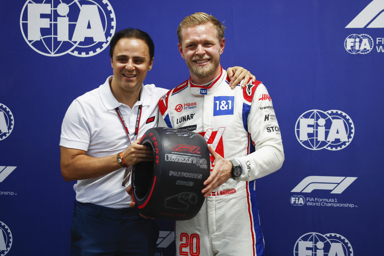 F1 2022 - Brasile - Massa e Magnussen, Haas