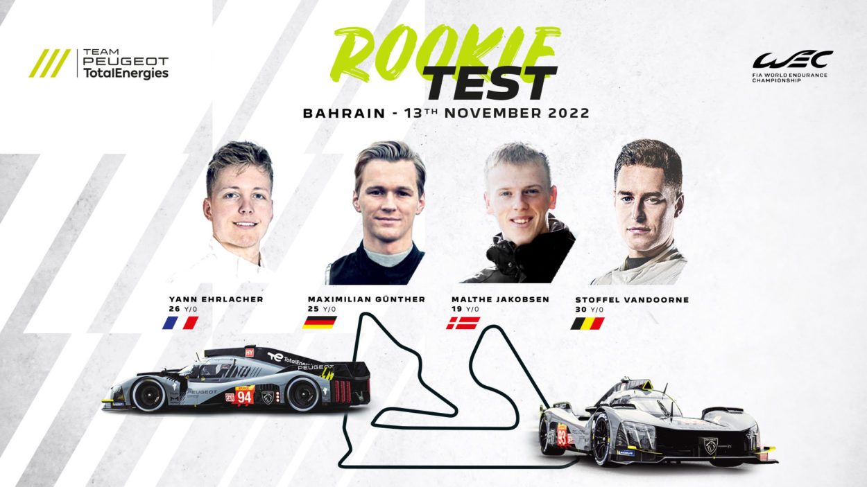 WEC - Rookie Test Bahrain, Peugeot