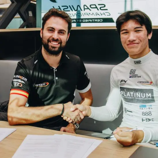 F3 | Campos Racing promuove Hugh Barter per il debutto nella categoria