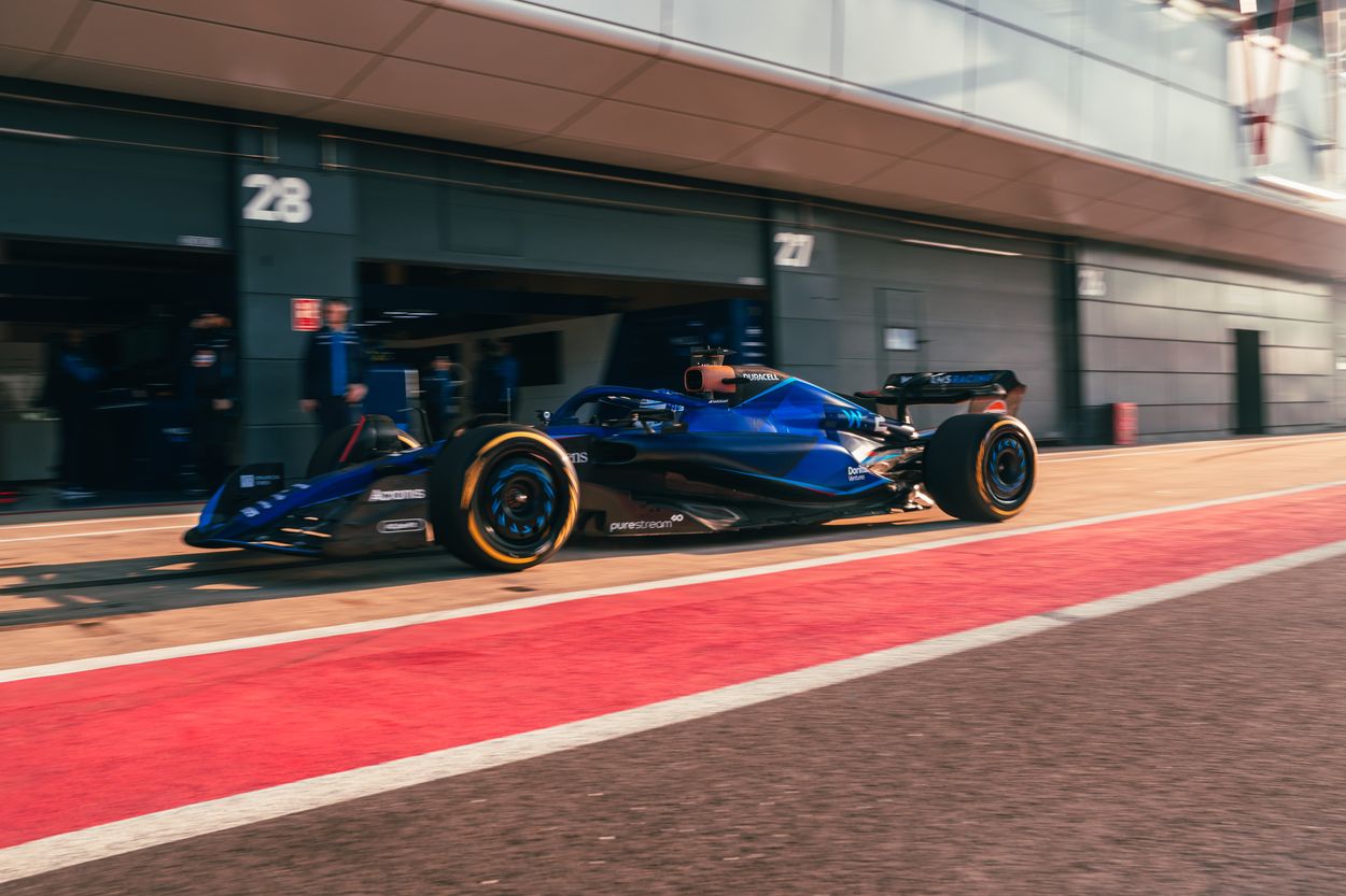F1 | Williams FW45, le immagini dello shakedown di Silverstone [Gallery]