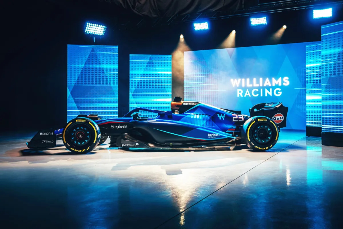 F1 | Williams presenta la livrea della FW45 per il 2023. Gulf Oil tra i nuovi sponsor, il 13 febbraio shakedown a Silverstone