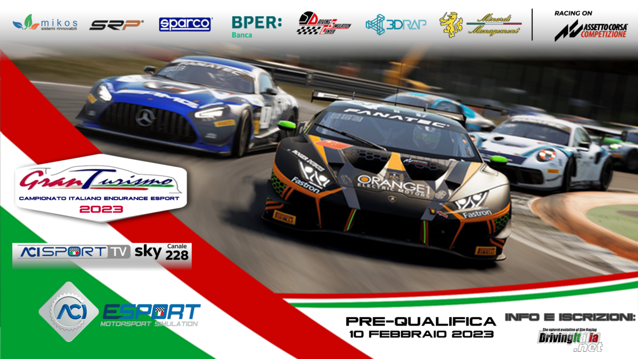 Esport | Campionato Italiano GT Endurance ACI Esport: Erik Del Fante è il re in prequalifica