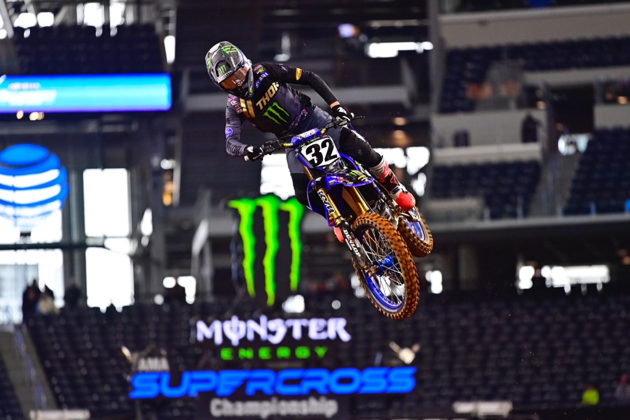 Supercross | Arlington 2023, Cooper (Yamaha): "Un'altra serata dura, ma abbiamo accumulato esperienza"