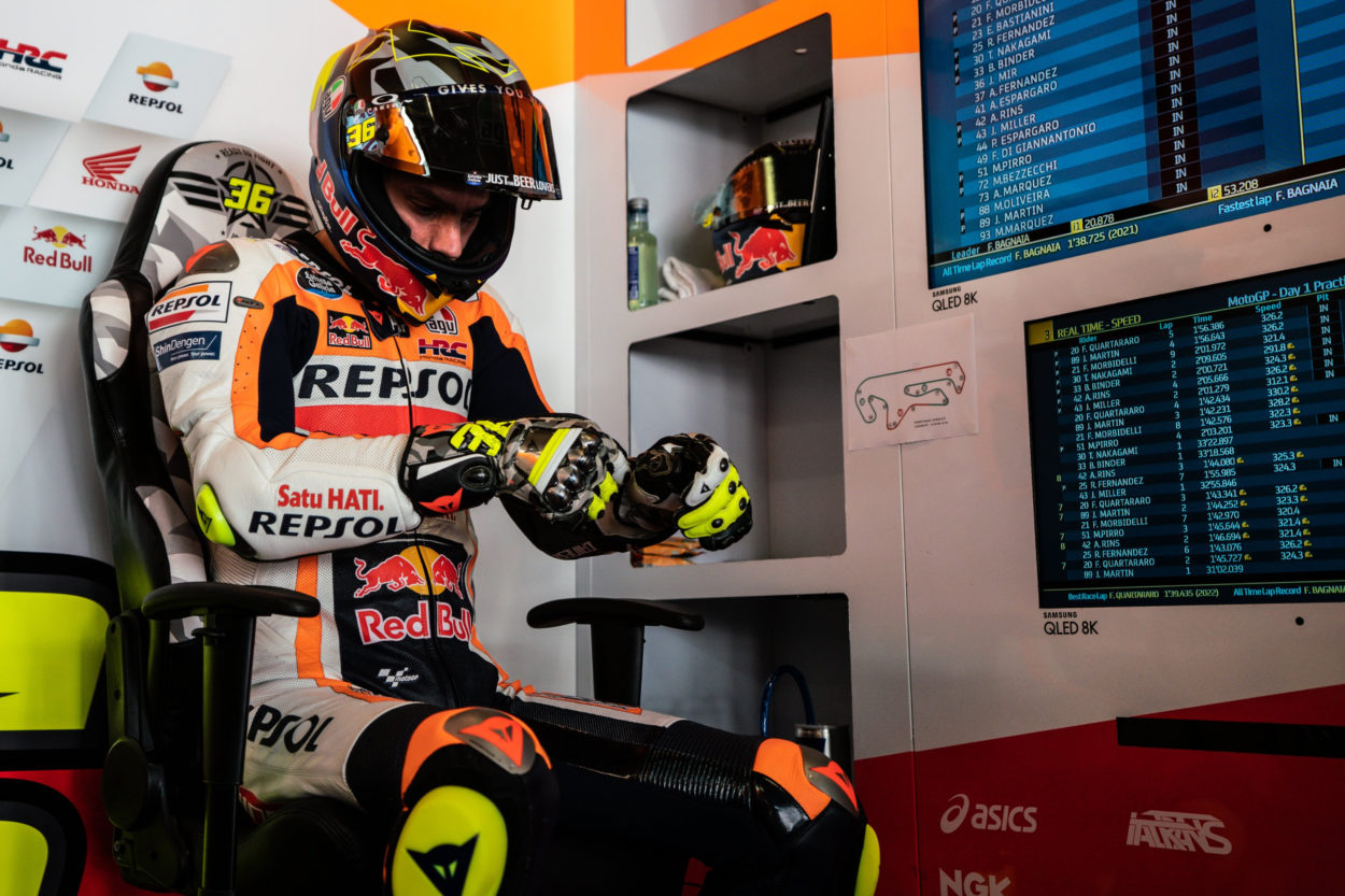MotoGP | GP Spagna 2023, Mir (Honda Repsol): "Quando provo a spingere, sento come se arrivassi al limite e perdo il davanti"