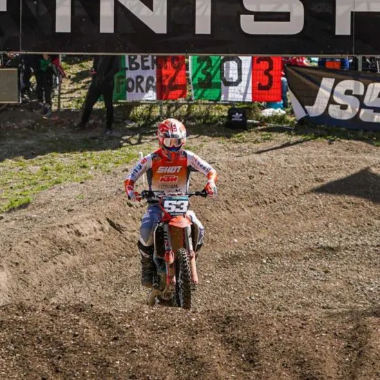 EMX250 | GP Trentino 2023: Lata batte Bonacorsi e Zanchi nella tripletta italiana