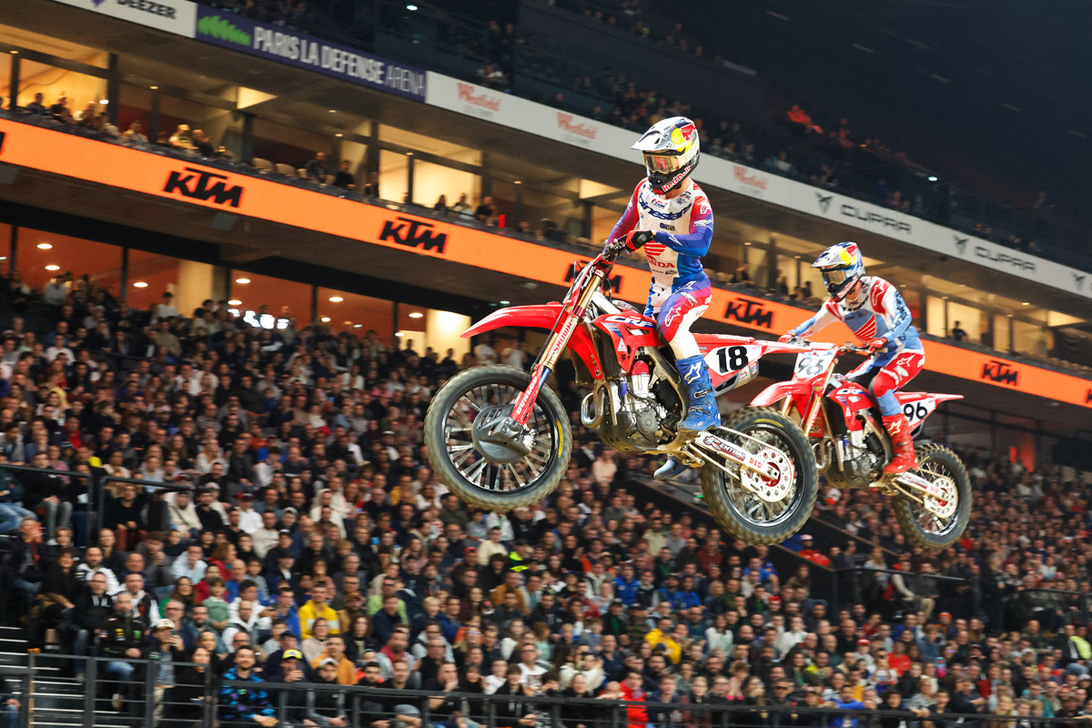 Supercross di Parigi 2023 Jett Lawrence incoronato Re all’esordio