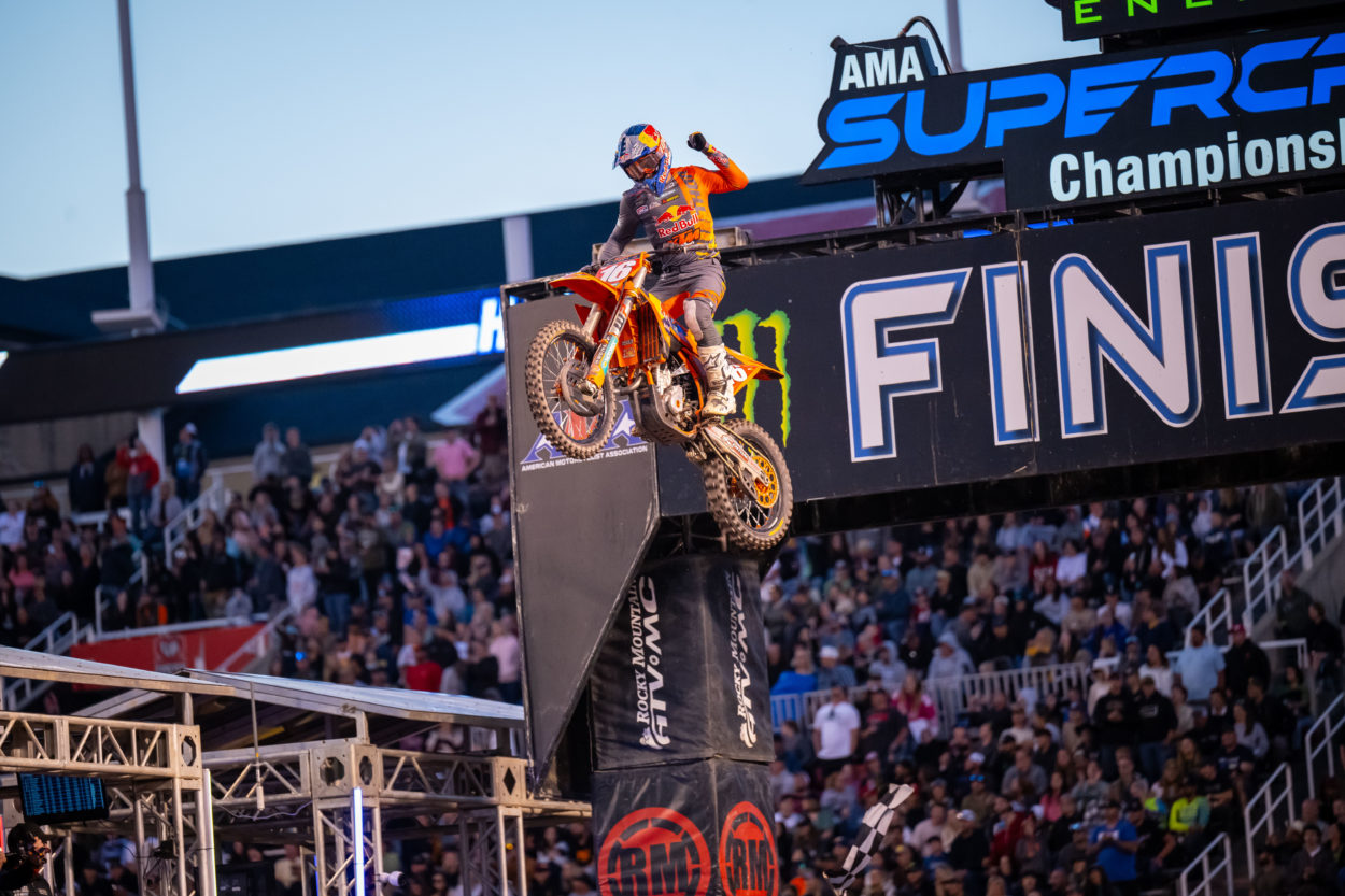 Supercross Salt Lake City 2024, Vialle (KTM) “Campione già al