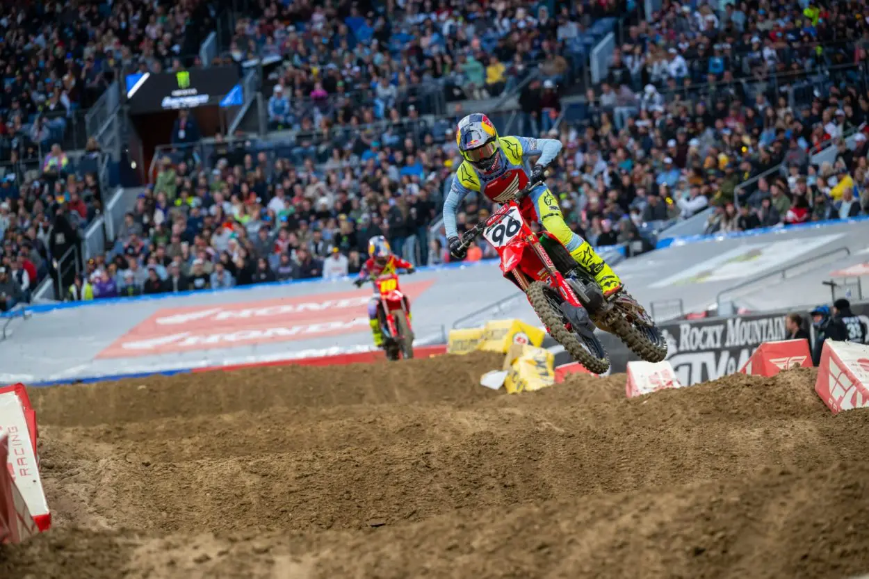 Supercross | Denver 2024, Hunter Lawrence (Honda): “Contento per tutta la squadra, presto verrà anche il mio momento”