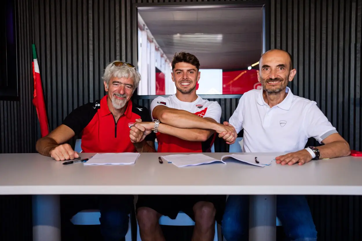 MotoGP | Ducati Corse e Fabio Di Giannantonio insieme nel 2025-2026. Nel 2025 correrà con VR46 con la GP25