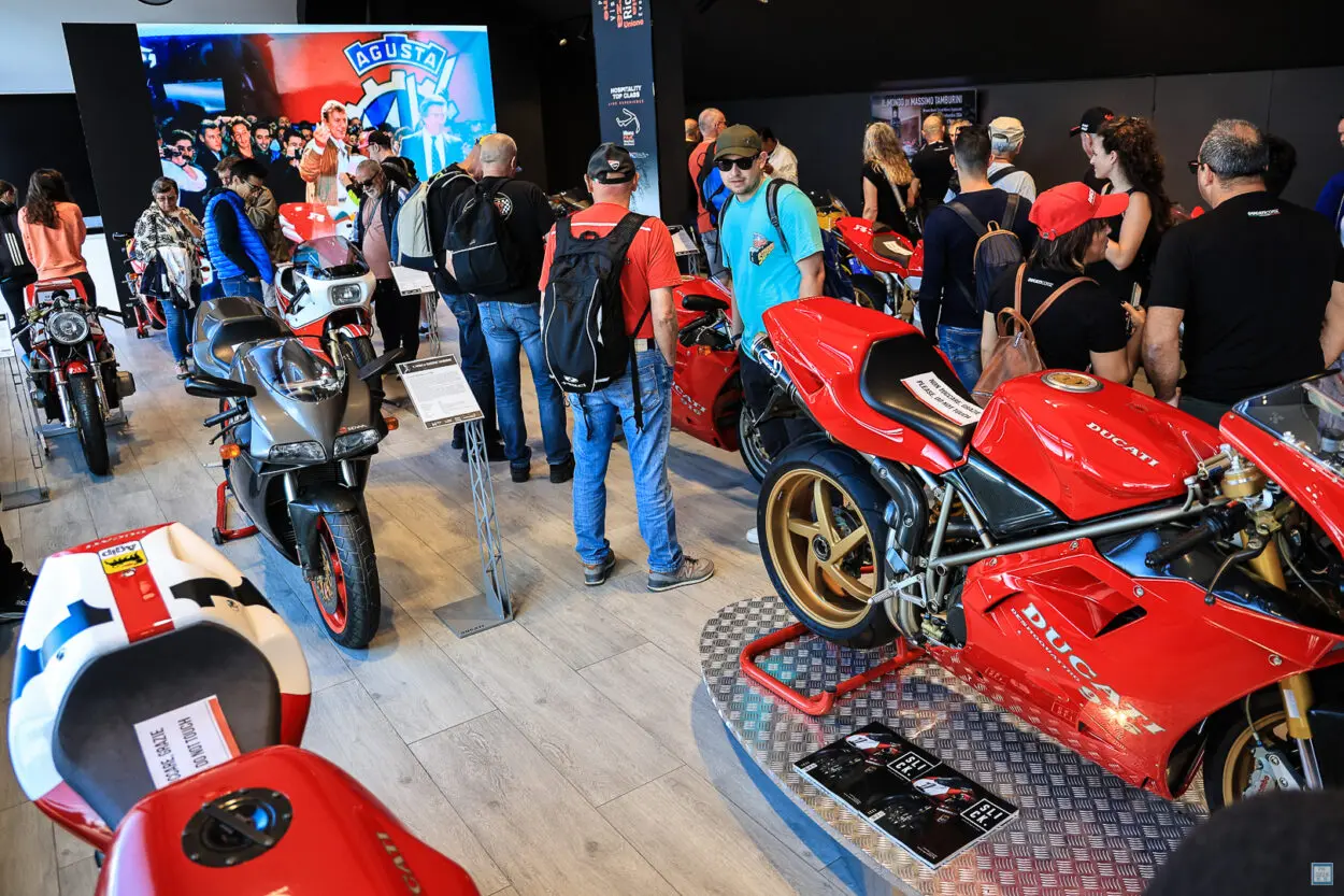 Svelata a Misano la mostra “Il mondo di Massimo Tamburini”, storico progettista italiano
