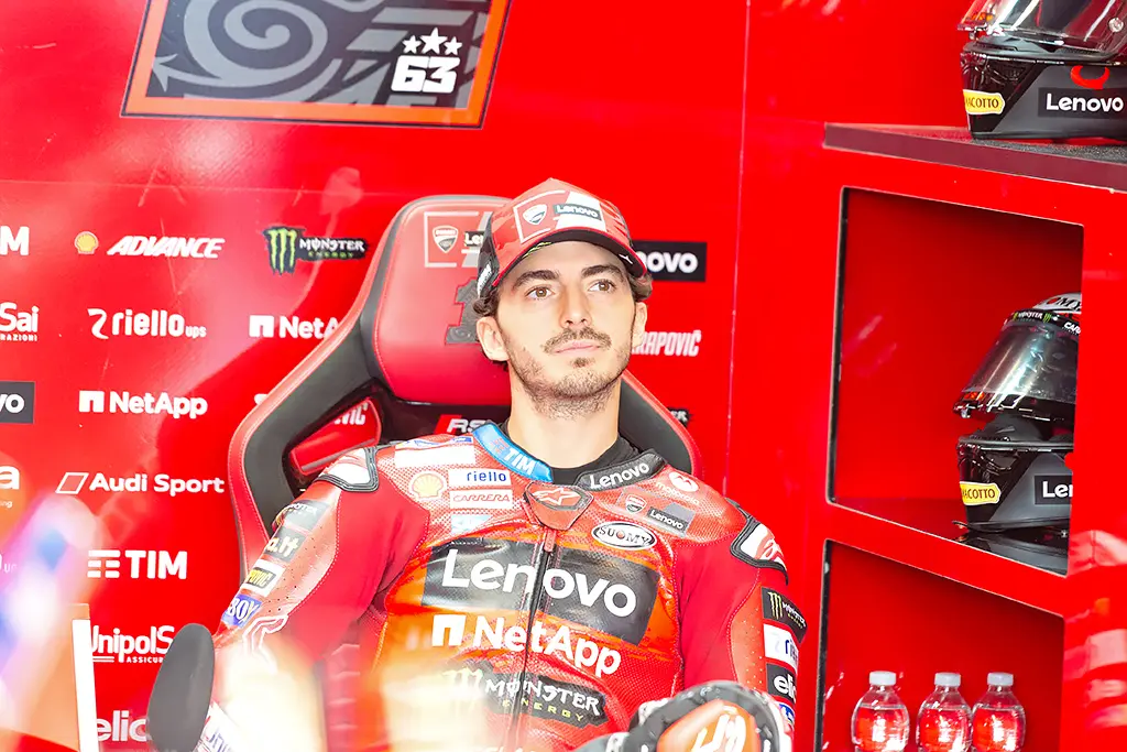 MotoGP | GP Emilia-Romagna 2024, Bagnaia: “La gomma posteriore ha iniziato a performare dopo quindici passaggi”