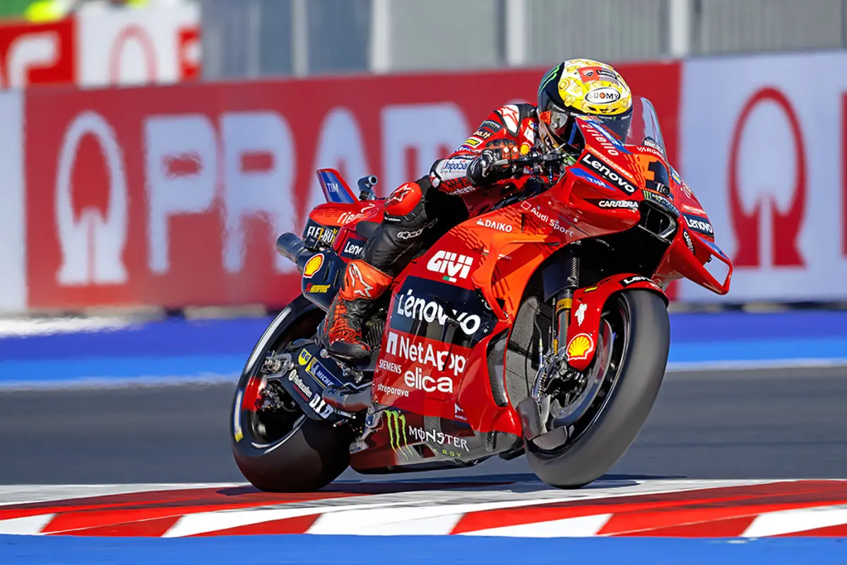 MotoGP | GP Emilia-Romagna 2024, Gara Sprint, Bagnaia: “Abbiamo fatto dei giri da seconda fila in qualifica, qualcosa di incredibile”