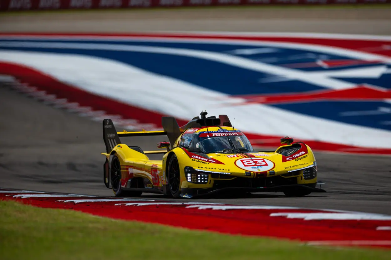 WEC | Lone Star Le Mans 2024: la Ferrari 499P #83 di AF Corse conquista Austin. In LMGT3 la #27 di Heart of Racing domina dal via