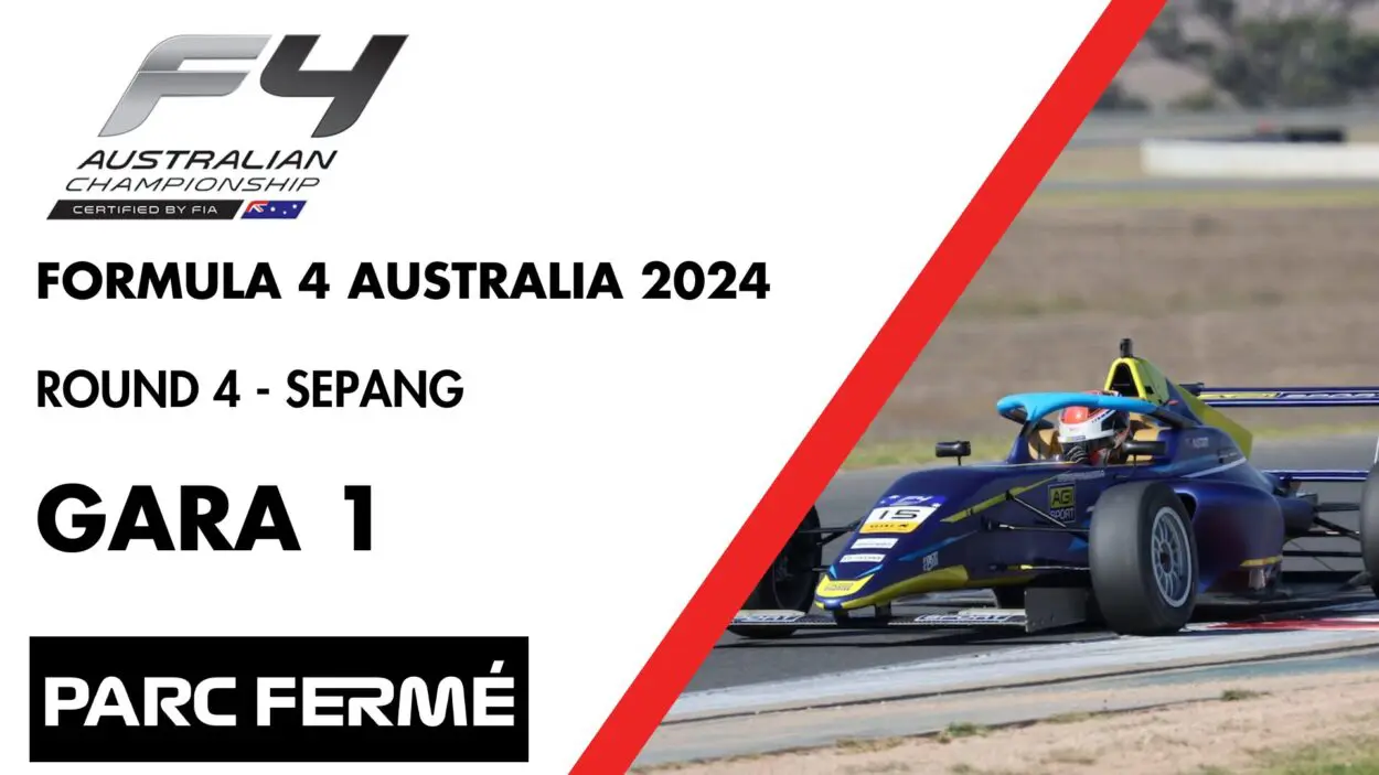 F4 Australia 2024 | Round 4: Sepang – Gara 1 [DIRETTA VIDEO LIVE]