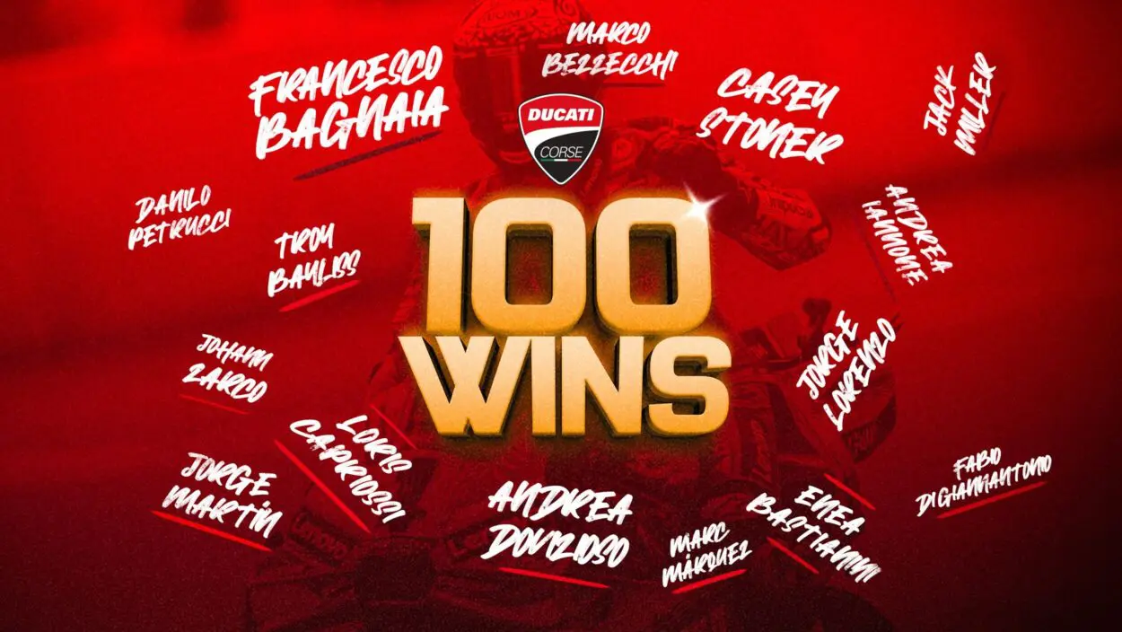 MotoGP | Ducati raggiunge quota 100 vittorie e vince il sesto Mondiale Costruttori della sua storia nel GP Emilia-Romagna 2024