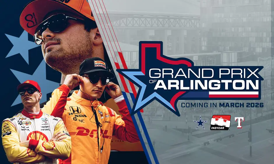 IndyCar | Dal 2026 arriva il GP of Arlington in collaborazione con Dallas Cowboys e Texas Rangers