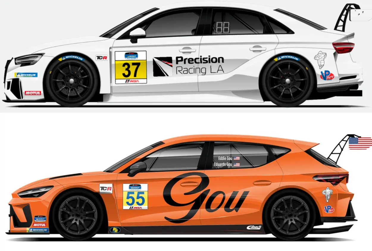 TCR Michelin Pilot Challenge | Gou Racing sceglie la Cupra VZ, Precision Racing LA torna con due Audi