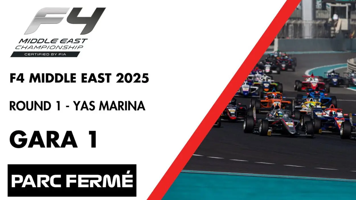 F4 Middle East | Abu Dhabi 1 2025: Gara 1 [DIRETTA VIDEO LIVE]