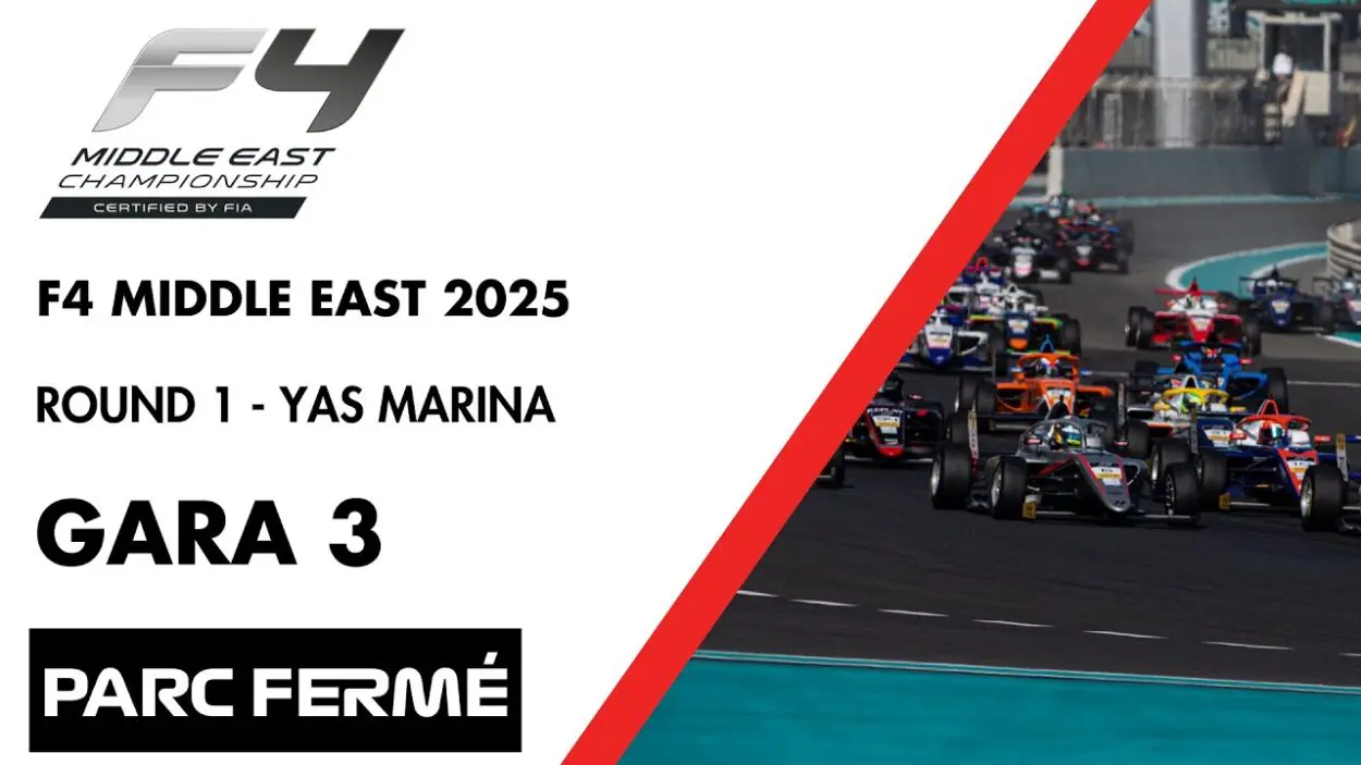 F4 Middle East | Abu Dhabi 1 2025: Gara 3 [DIRETTA VIDEO LIVE]