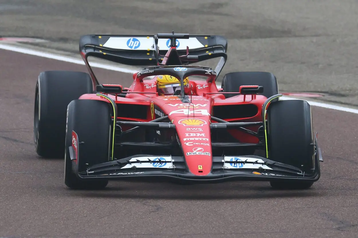 F1 | I primi passaggi di Hamilton a Fiorano a bordo della Ferrari [Video]