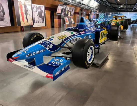 F1 | Benetton: il telaio 05 della B195 esposta all’archivio storico