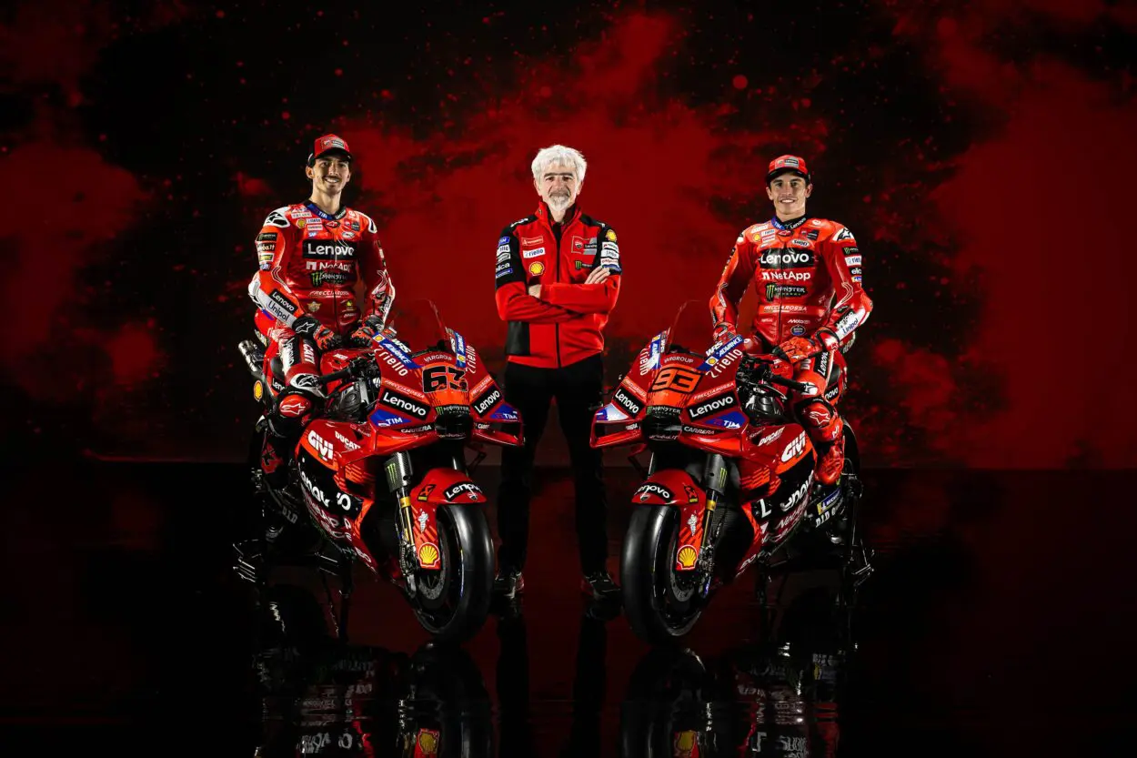 MotoGP | Ducati Lenovo 2025, le parole di Bagnaia e Marquez dopo la presentazione
