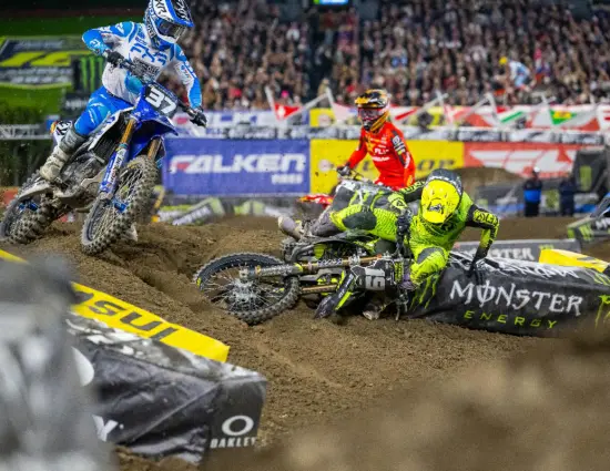 Supercross | Anaheim #1 2025, Smith: “Ho colpito un tuffblock, stavo andando bene…”