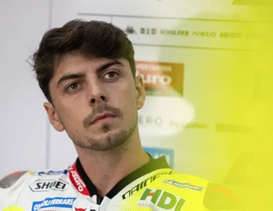 MotoGP | Tegola per VR46, frattura alla clavicola sinistra (già infortunata) per Di Giannantonio nel Day 1 dei test di Sepang 2025