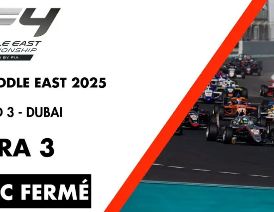 F4 Middle East | Dubai 2025, Gara 3 [DIRETTA VIDEO LIVE]