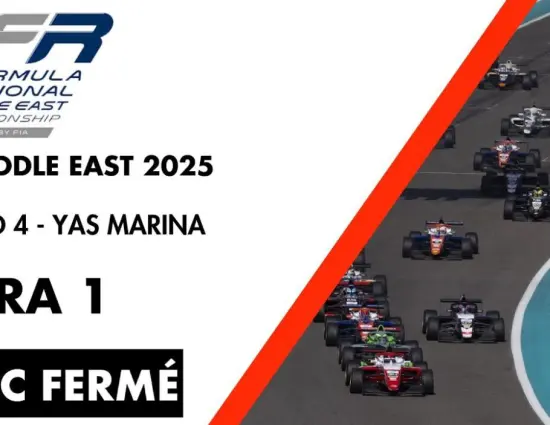 Formula Regional Middle East | Abu Dhabi 3 2025, Gara 1 [DIRETTA VIDEO LIVE]