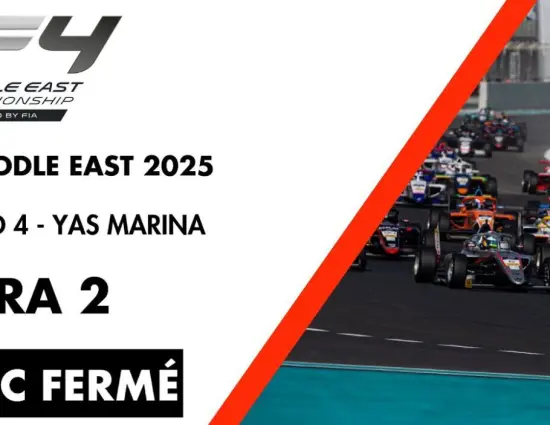 F4 Middle East | Abu Dhabi 3 2025, Gara 2 [DIRETTA VIDEO LIVE]