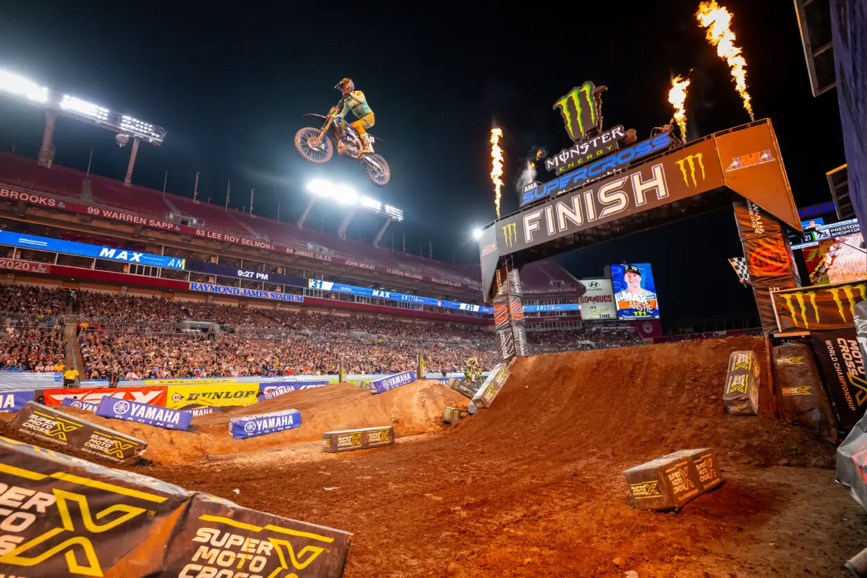Supercross | Tampa 2025, Anstie: “Dopo l’incidente di Brown ho un po’ mollato”