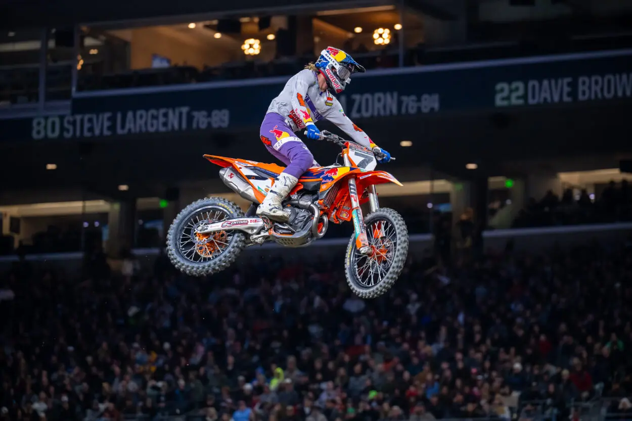 Supercross | Seattle 2025, Plessinger: “Alla prima curva ho spento la moto, è stata una battaglia dura”