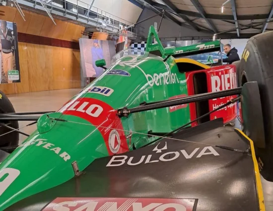 F1 | Benetton: il telaio 08 della B189 esposta all’archivio storico